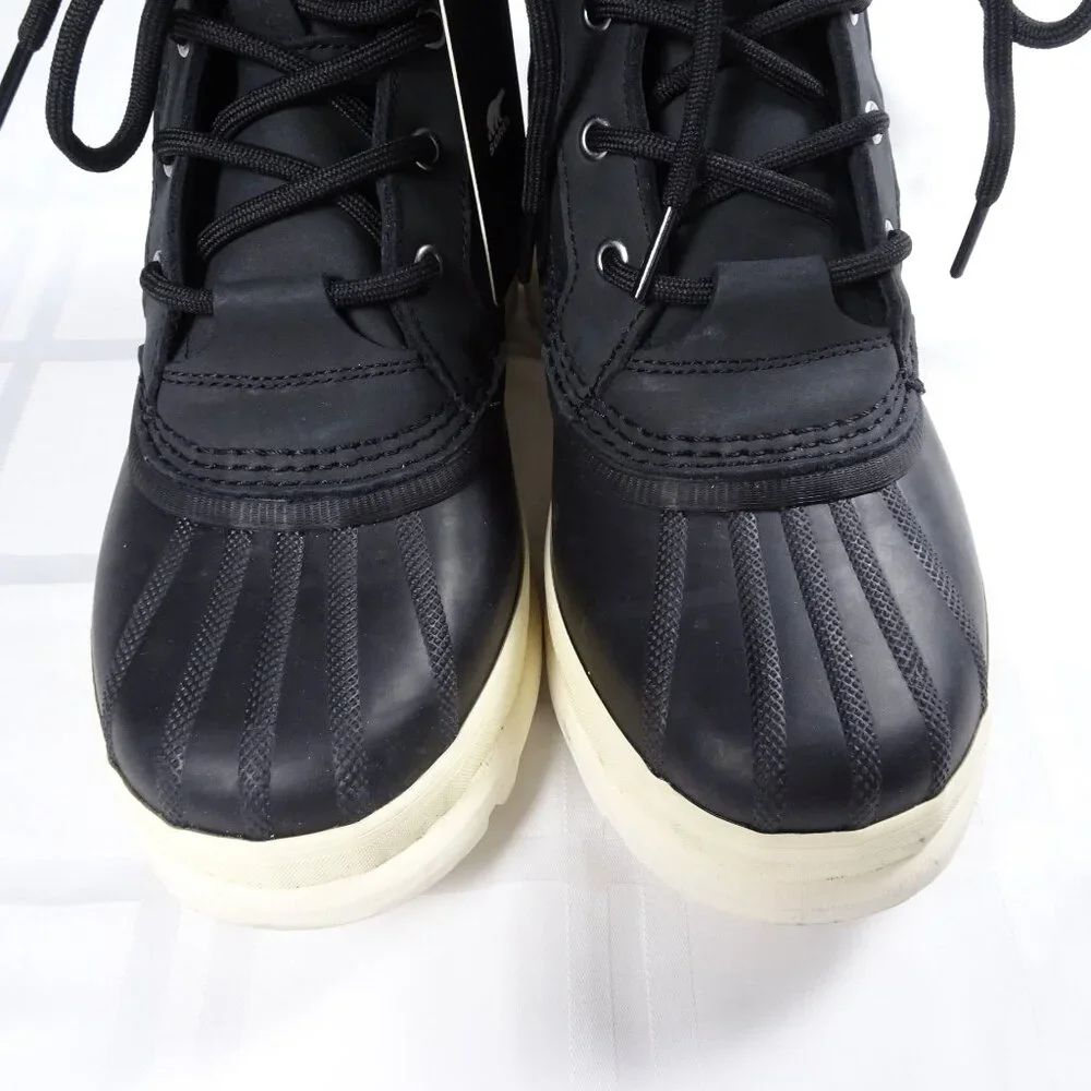 Sorel‎ Caribou Royal Insulated/ Waterproof Boots Black/Chalk Women's Size 8.5
